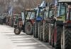 Οι αγρότες με τα τρακτέρ τους στη ΔΕΘ