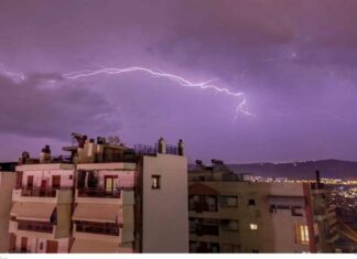 112 για τη Λάρισα: Έρχονται ισχυρές καταιγίδες και κεραυνοί – Προειδοποίηση της Πολιτικής Προστασίας
