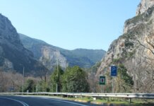 Κλειστή η Κοιλάδα των Τεμπών στις 12 και 13 Οκτωβρίου λόγω έργων βραχοπροστασίας