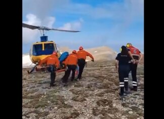 Σε νοσοκομείο της Λάρισας 59χρονος που τραυματίστηκε στον Όλυμπο. Επιχείρηση διάσωσης με ελικόπτερο (ΒΙΝΤΕΟ)