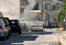 Φωτιά σε αυτοκίνητο στη Νέα Ιωνία – Δείτε εικόνες και βίντεο