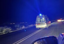 Δύο τραυματίες σε καραμπόλα οχημάτων στον κόμβο της Γυρτώνης
