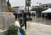 Εσκίογλου για την 28η Οκτωβρίου: «Ο καιρός στέρησε από τα παιδιά μας την παρέλαση, όχι όμως τη δύναμη του μηνύματος του ’40»